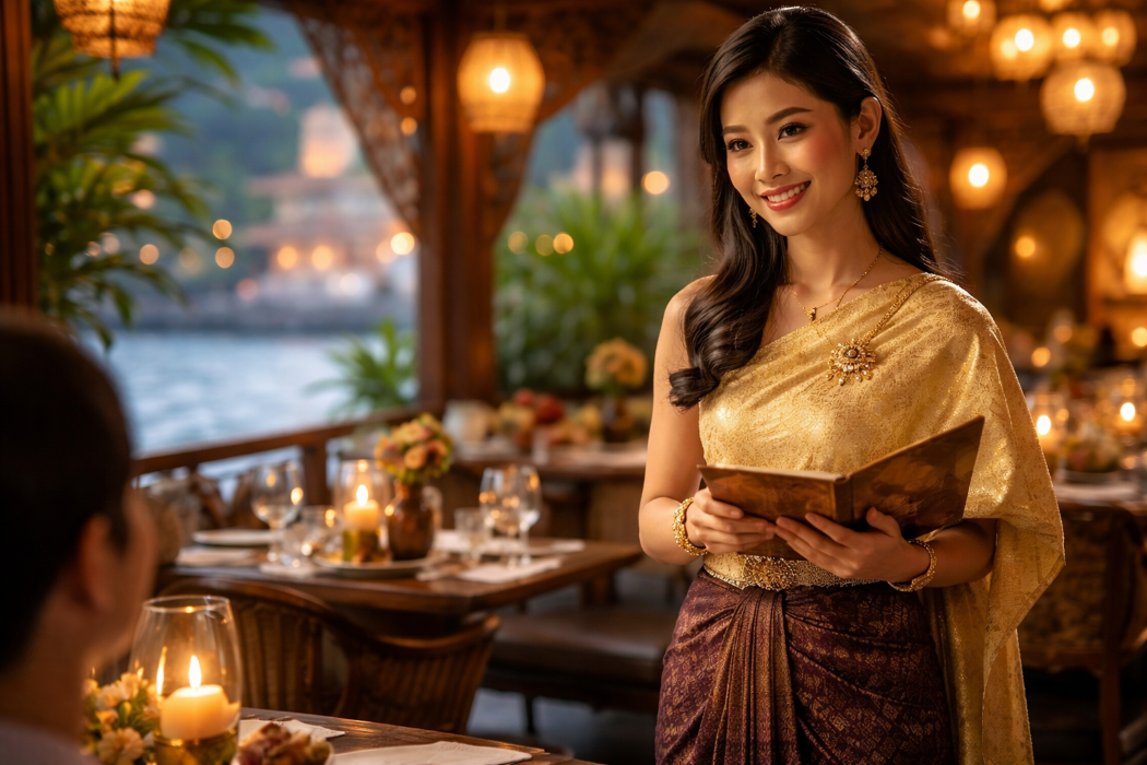 A bontás helyett új életet kapott: díjnyertes étterem lett az egykori rizsszállító hajóból Bangkokban