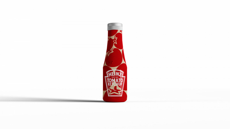 Heinz papír alapú flakon ketchup