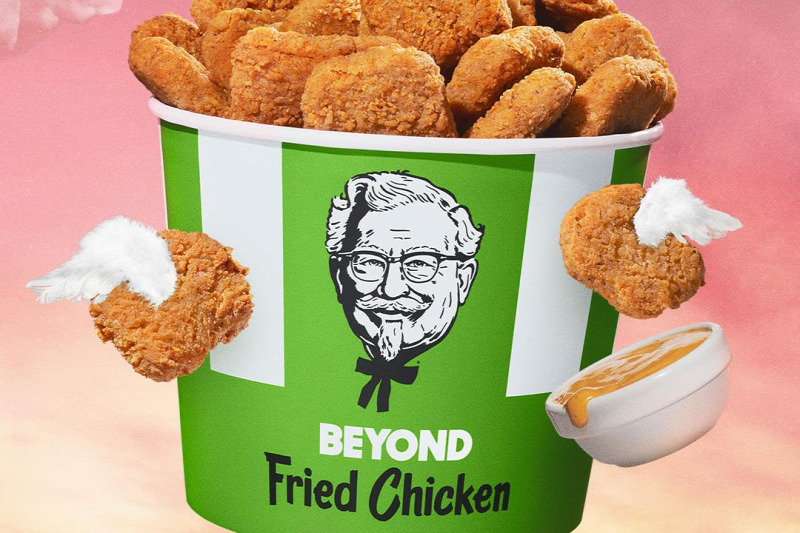 KFC Beyond Meat növényi alapú sült csirke vegán