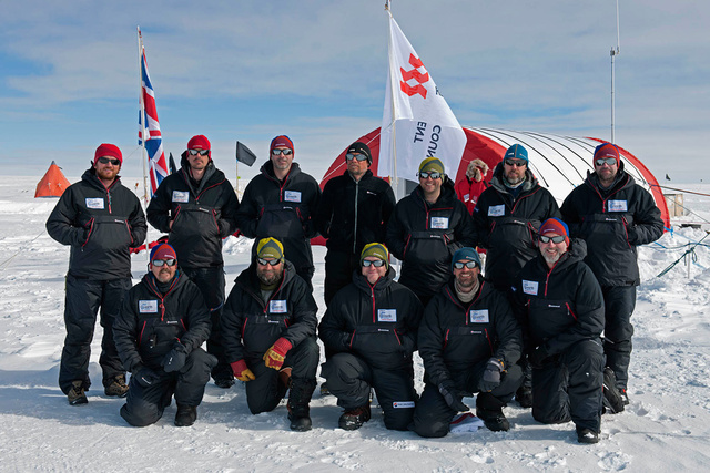 Az Ellsworth csapat (Fotó: antarctica.ac.uk) 
