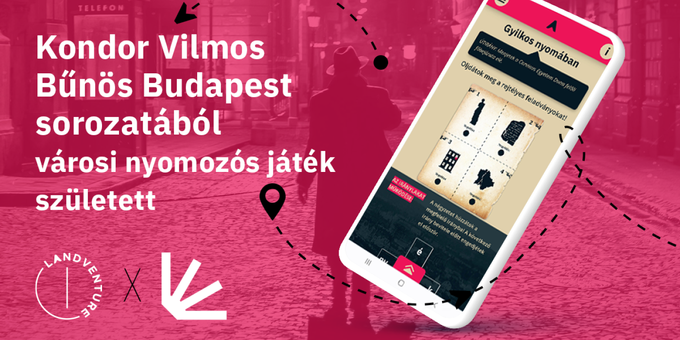 Kondor Vilmos Bűnös Budapest játék Open Books