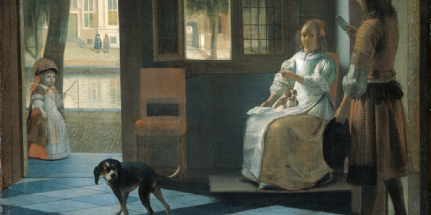 Pieter de Hooch festmény okostelefon